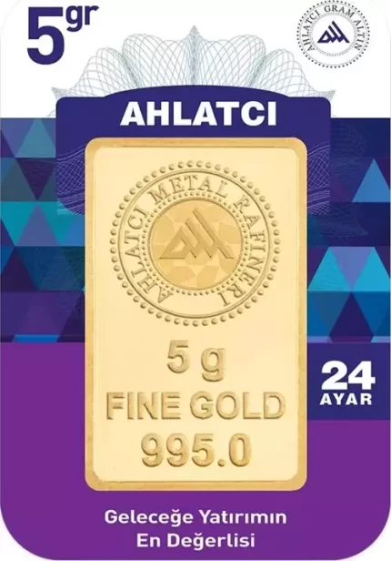 5 Gram 24 Ayar Ahlatçı Has Altın